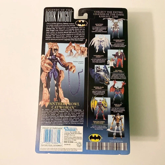 Vintage 1997 Kenner Legends of the Dark Knight Premium  Panther Prowl Catwoman - Picture 8 of 16